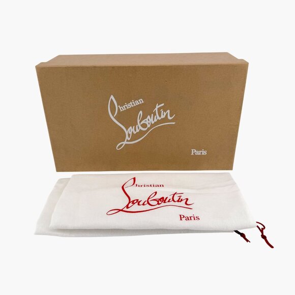 Christian Louboutin Arpoador Donna Sneakers White Leather Size 39.5 US 9.5 Women - Picture 2 of 16